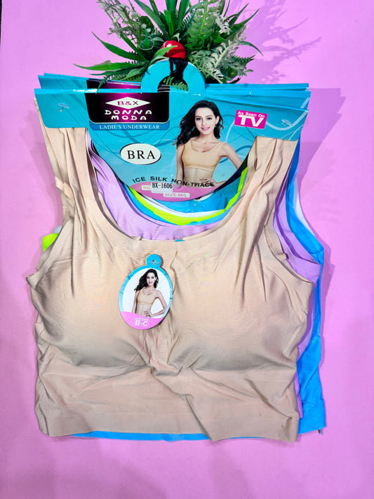 Ice Silk Non-Trace Bra
