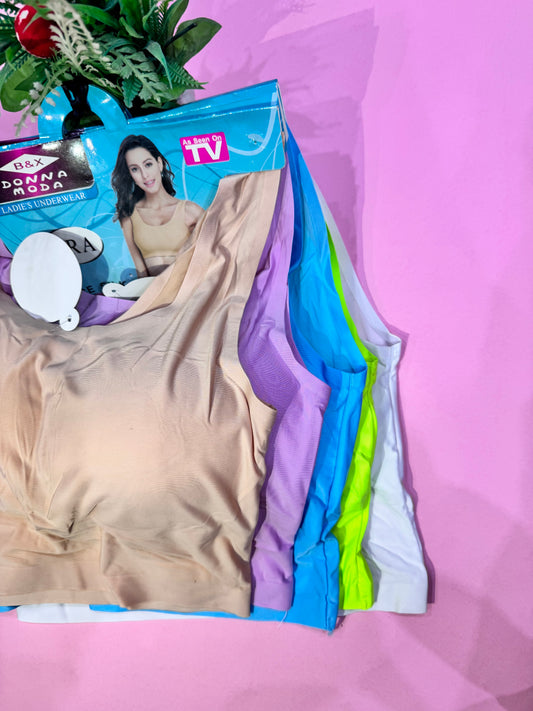 Ice Silk Non-Trace Bra