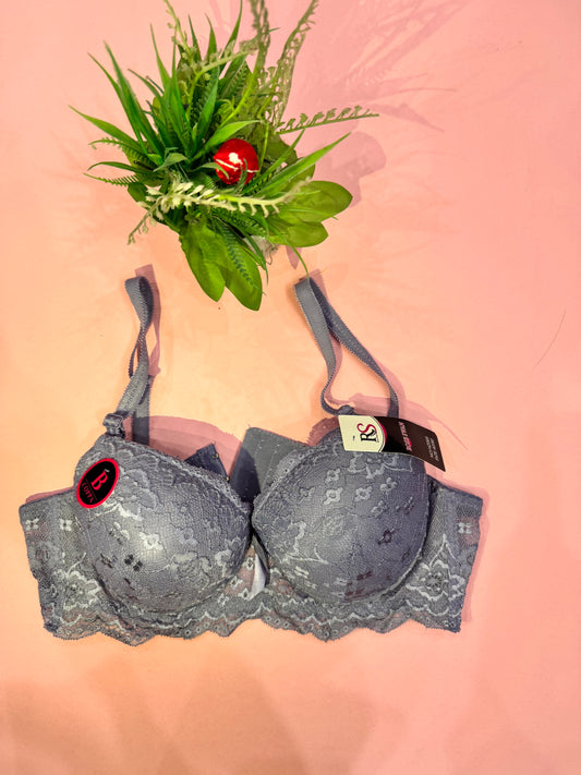Elegant Lace Underwire Push-Up Bra