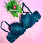 Elegant Lace Underwire Push-Up Bra
