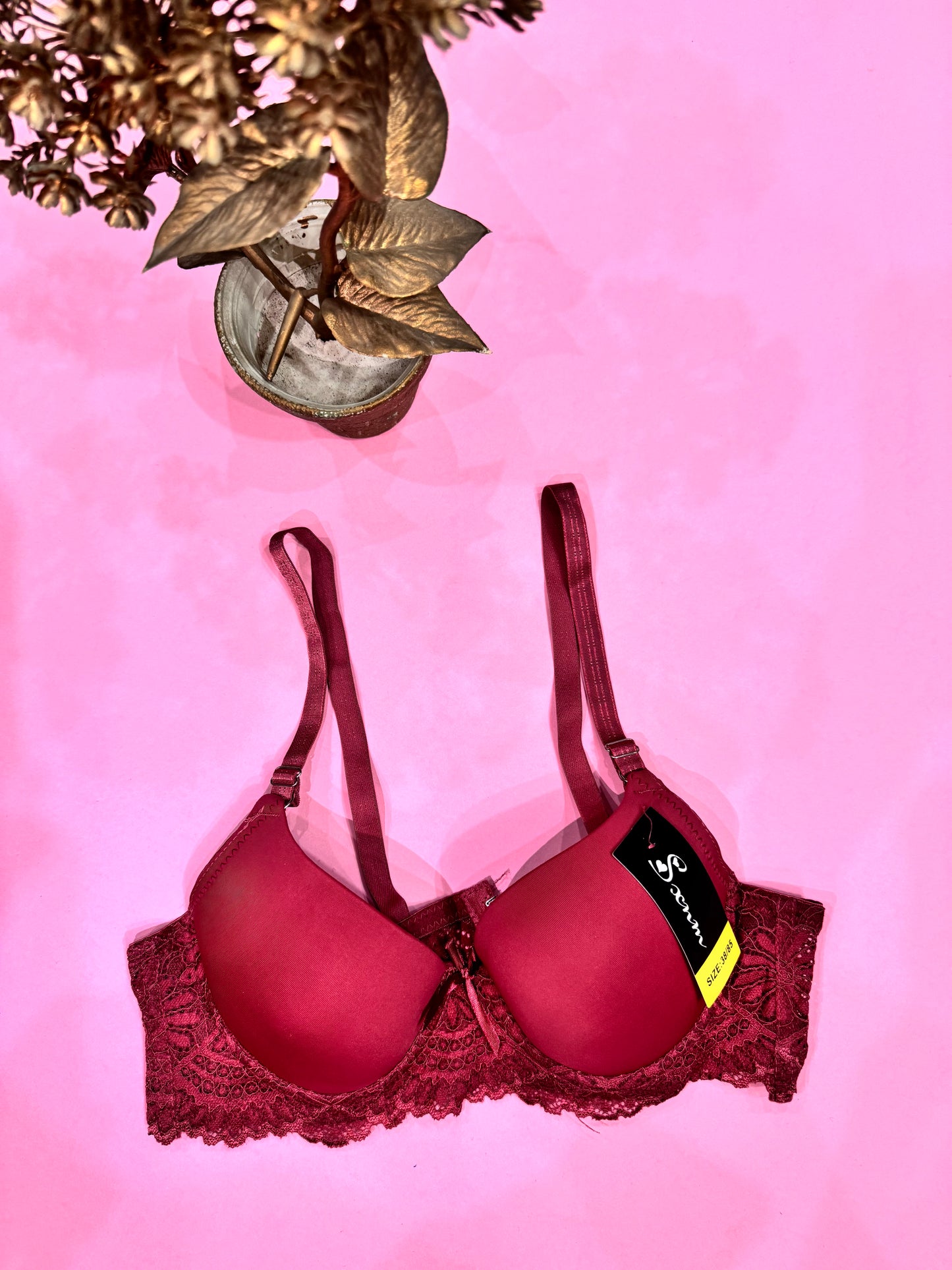 Elegant Lace Push-Up Bra