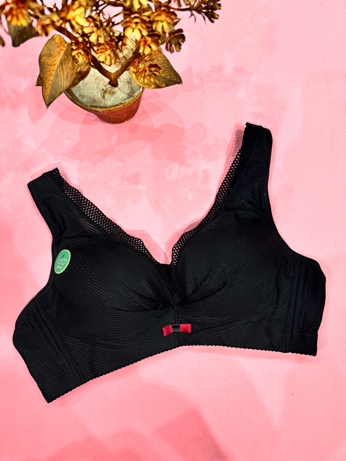 Seamless V-Neck Wireless Comfort Bra