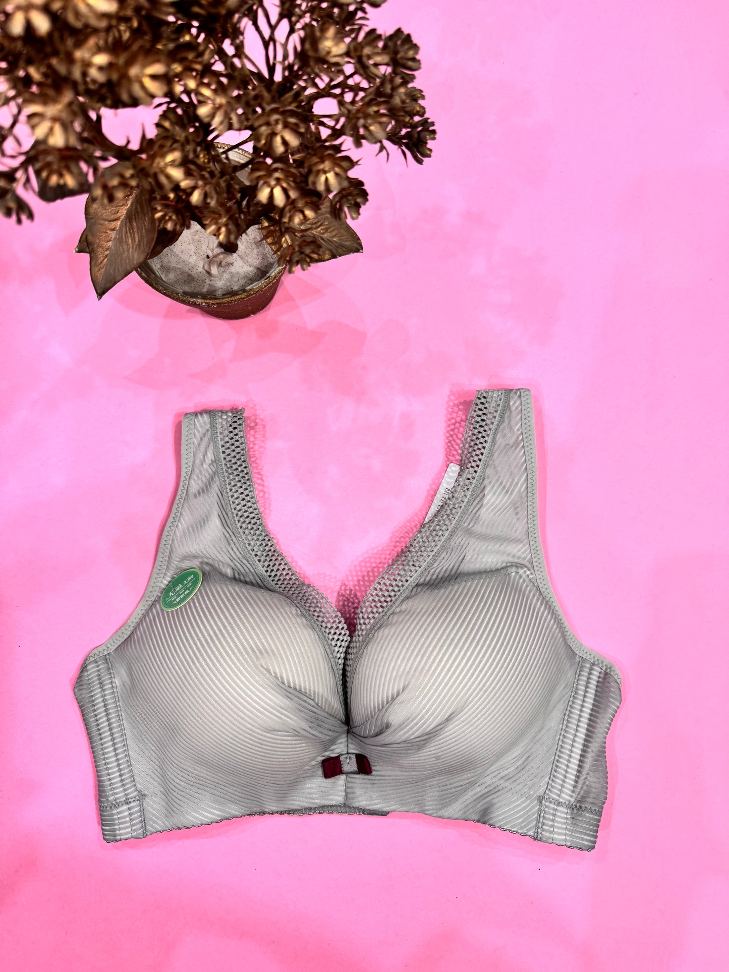 Seamless V-Neck Wireless Comfort Bra