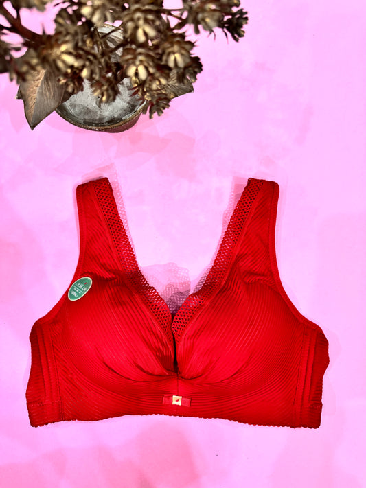 Seamless V-Neck Wireless Comfort Bra