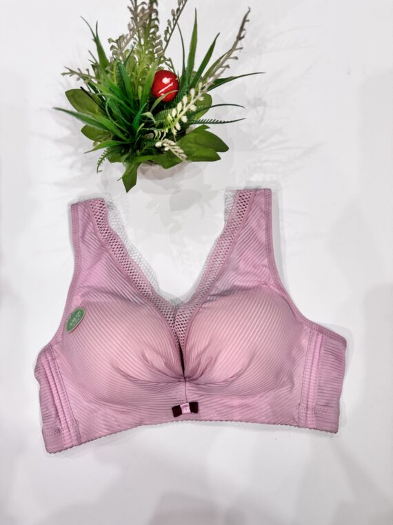 Soft Net Padded Bra – Non-Wired Full Coverage Comfort Fit